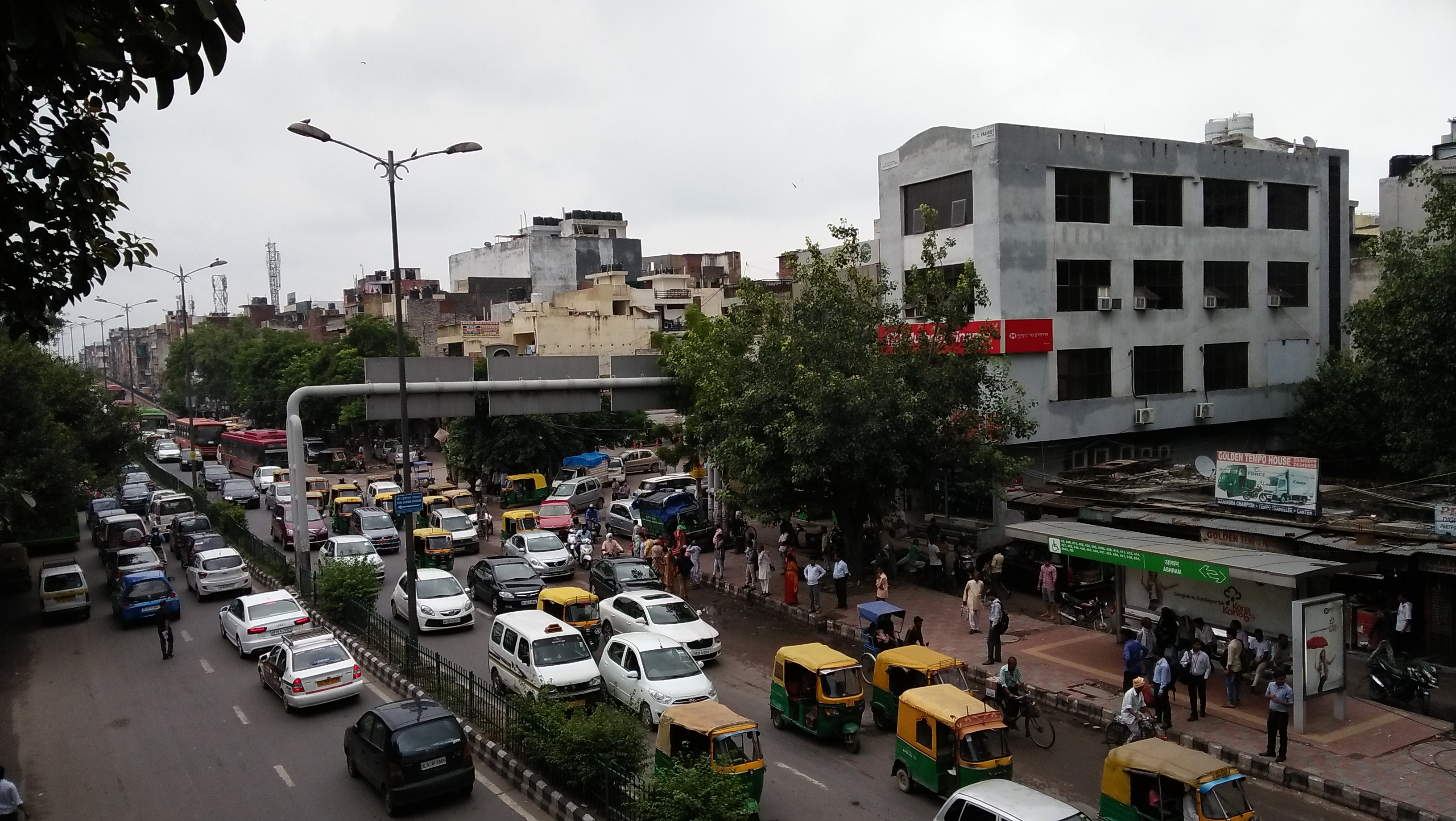 Ashram Bus Stand.